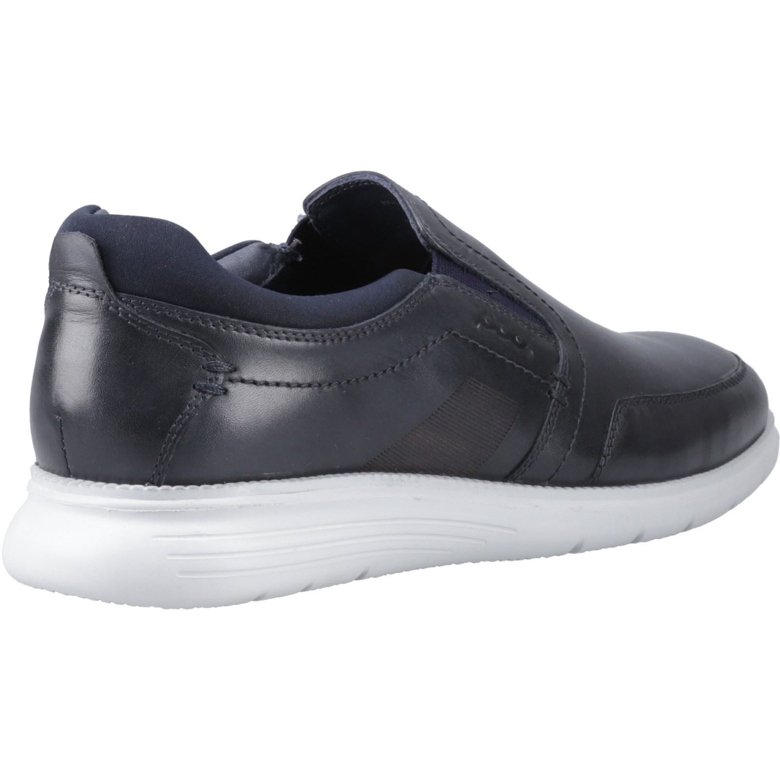 Pod Holden Leather/Textile Men's Navy Trainers