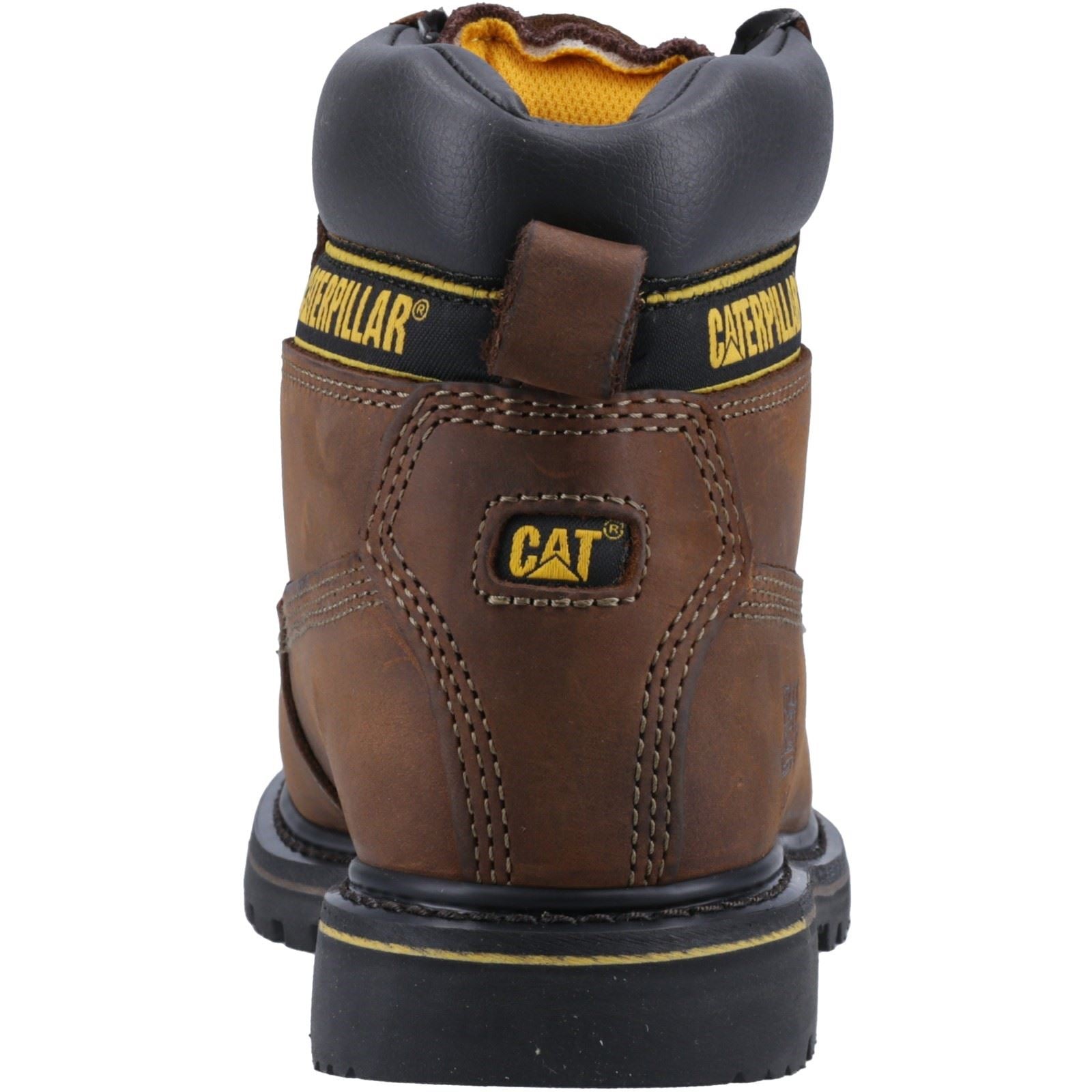 Caterpillar Holton Leather Brown Safety Boots