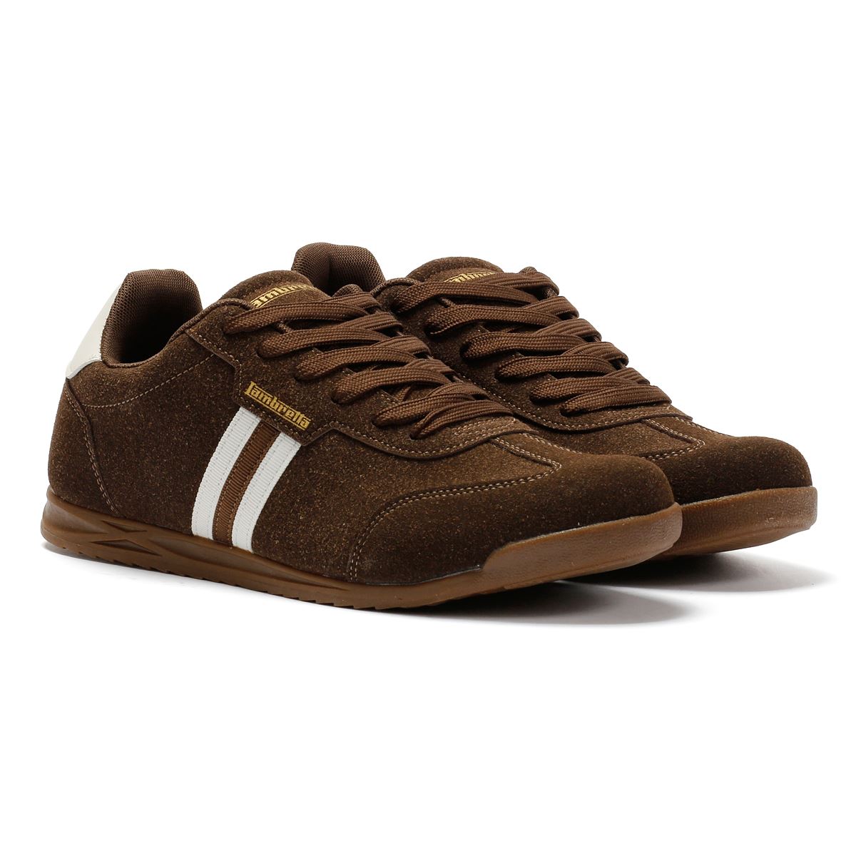 Lambretta Tackle Men's Chocolate Trainers