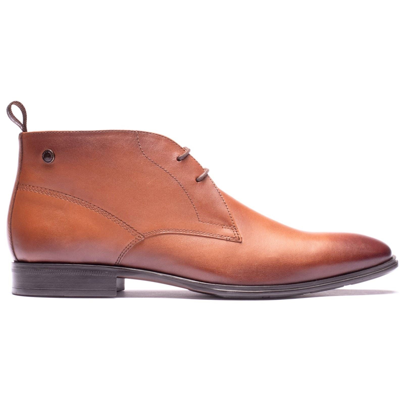Base London Archer Leather Men's TAN Ankle Boots
