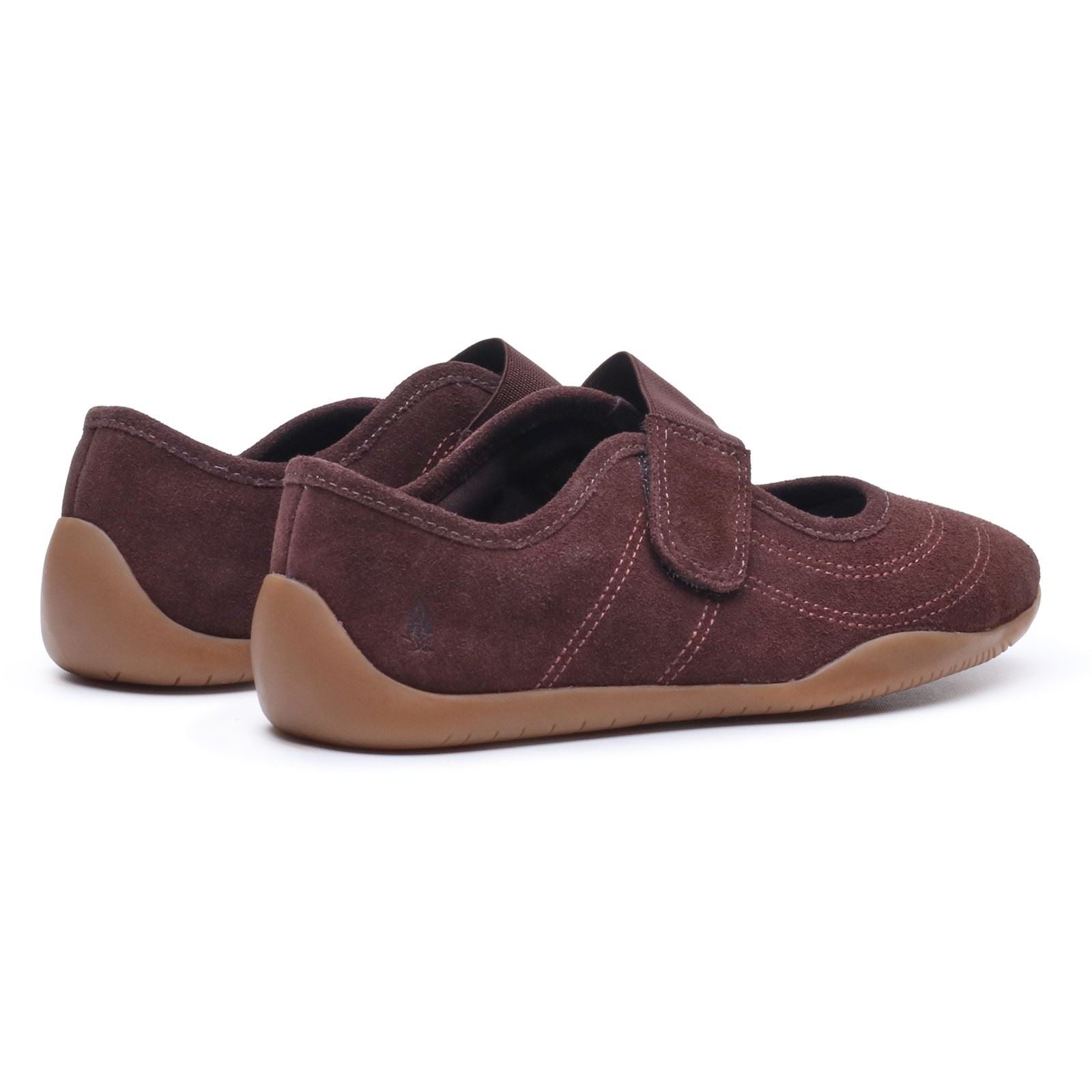 Hush Puppies Juno Sneakerina Leather Women's CHOCOLATE Flats
