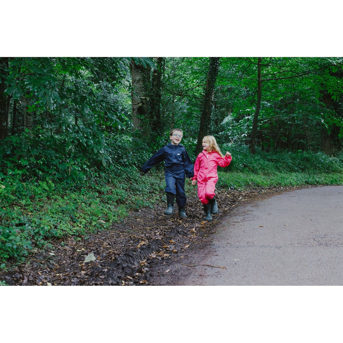 Cotswold Kids  Hilly Synthetic Green Wellington Boots