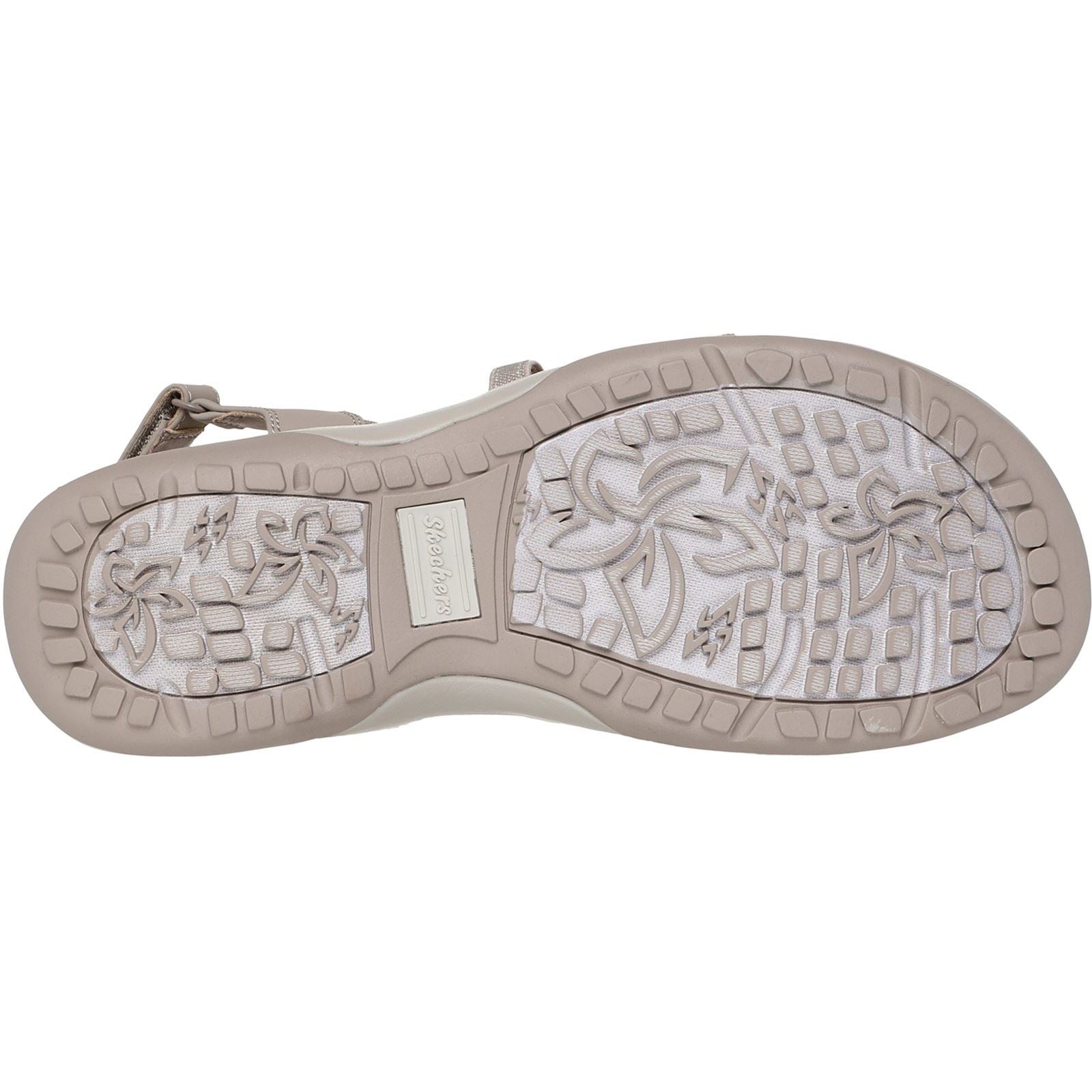 Skechers Reggae Slim - Summer Getaway Polyester Women's Taupe Sandals