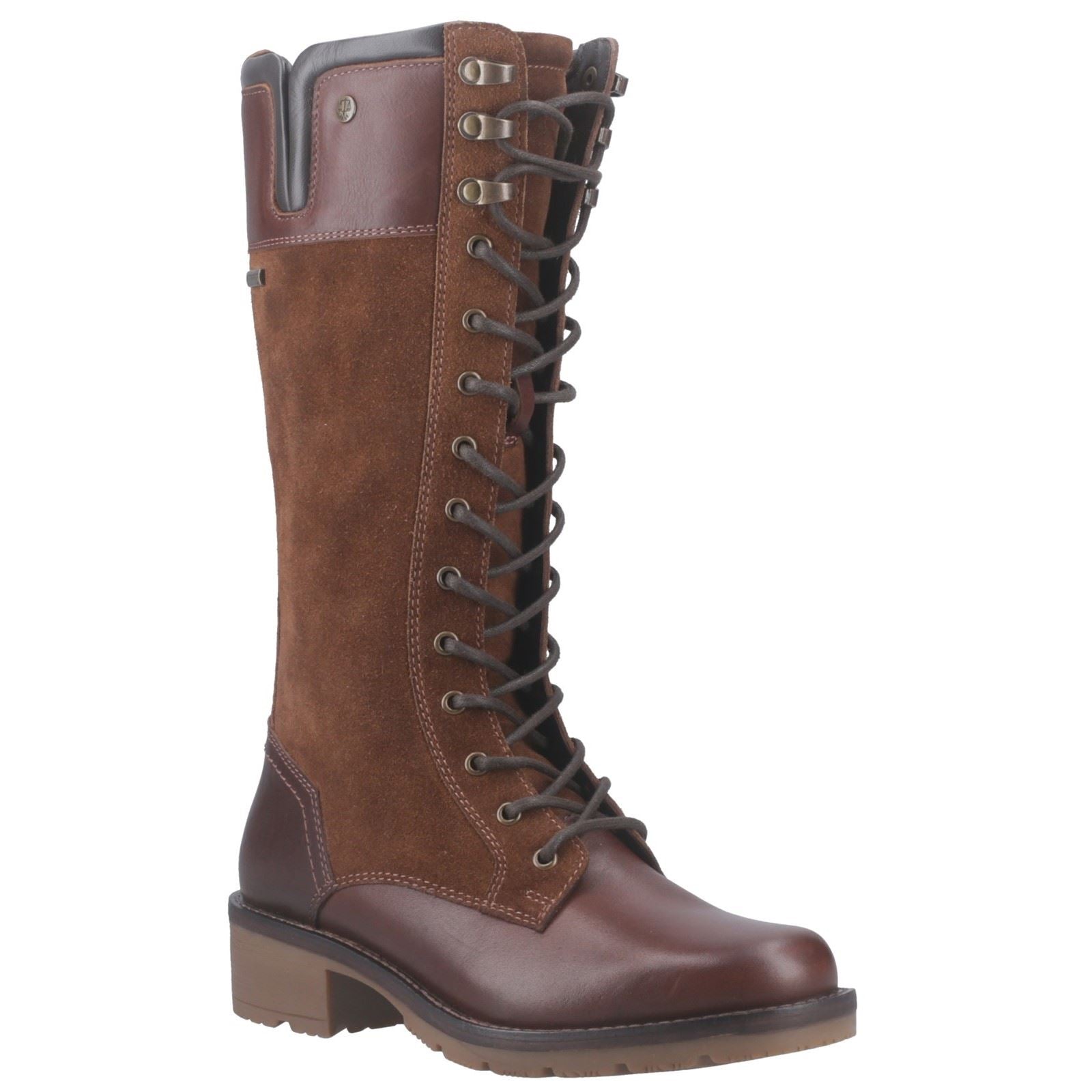 Hunter Skye Tall Boot Leather Women's Brown Boots