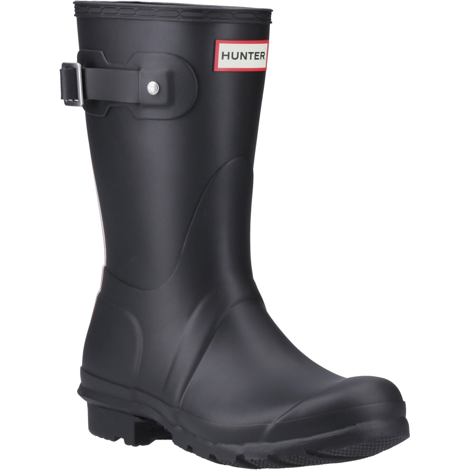 Hunter Original Short Rubber Women's Black Wellington Boots