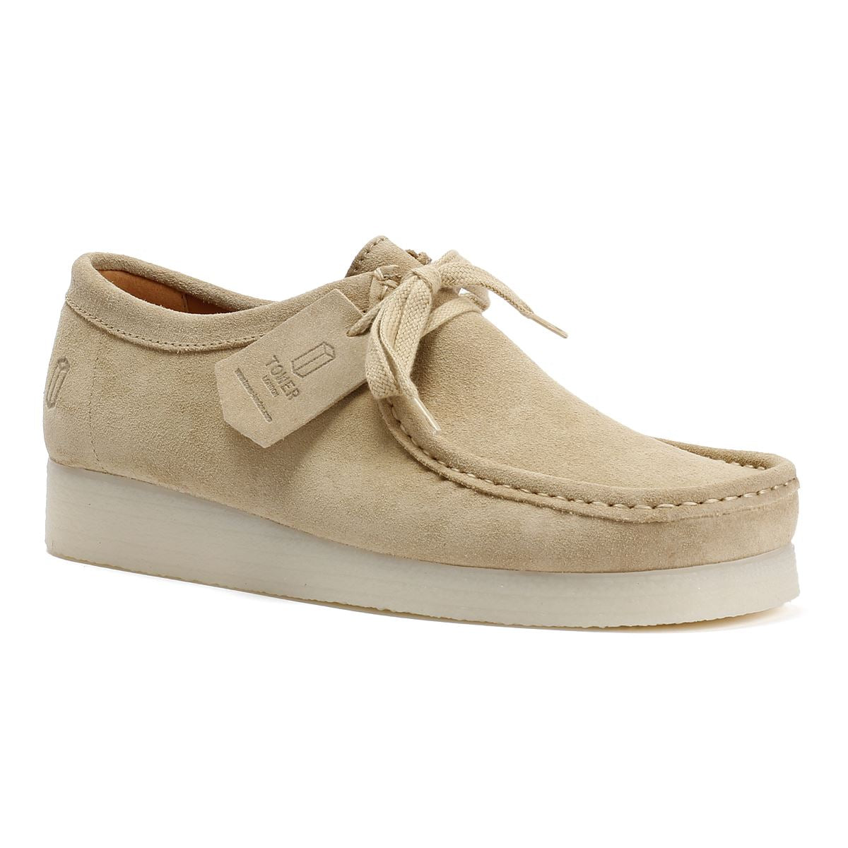 TOWER London Apache Men's Sand Suede Shoes