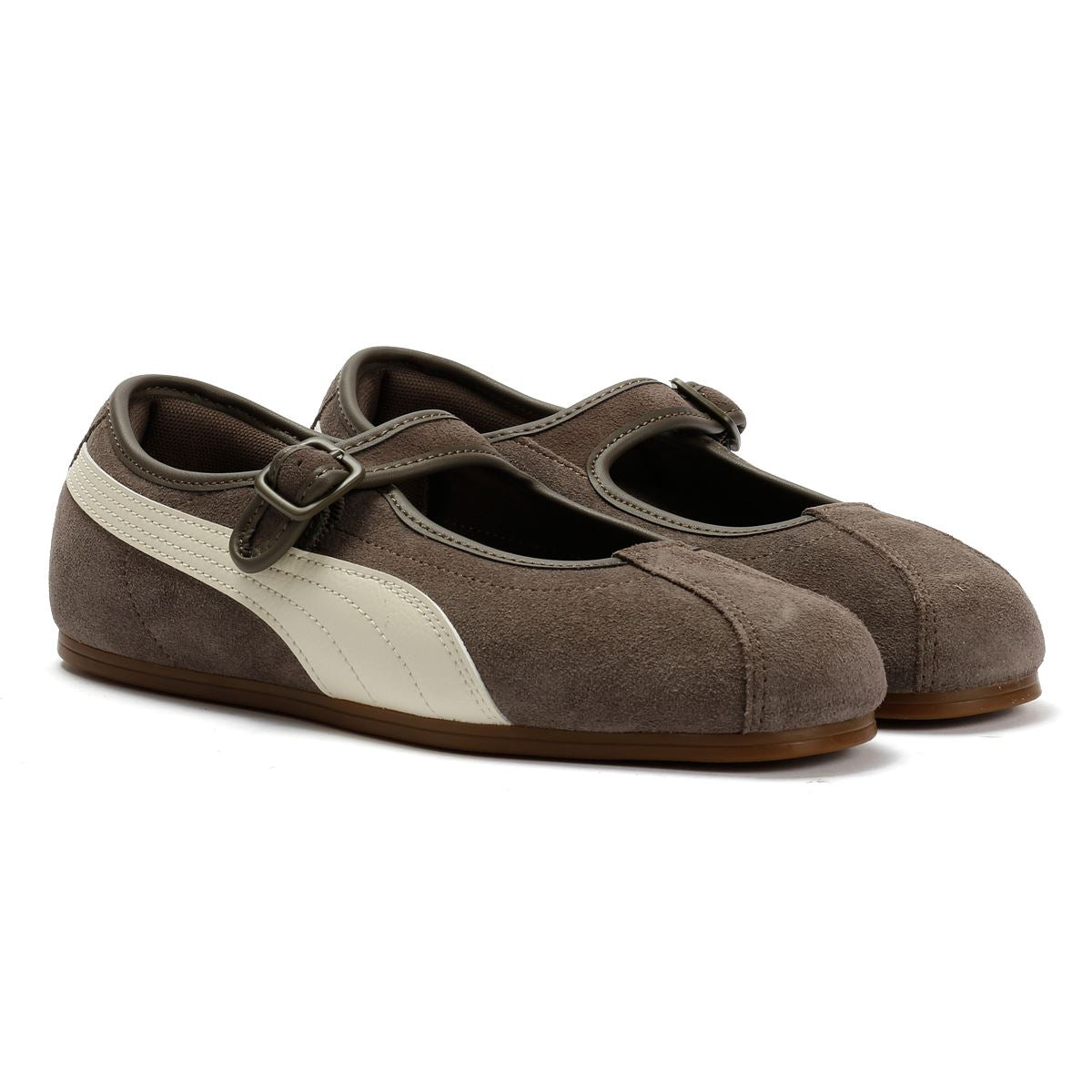 Puma Tacklette Suede Women's Matte Bronze/Alpine Snow Shoes