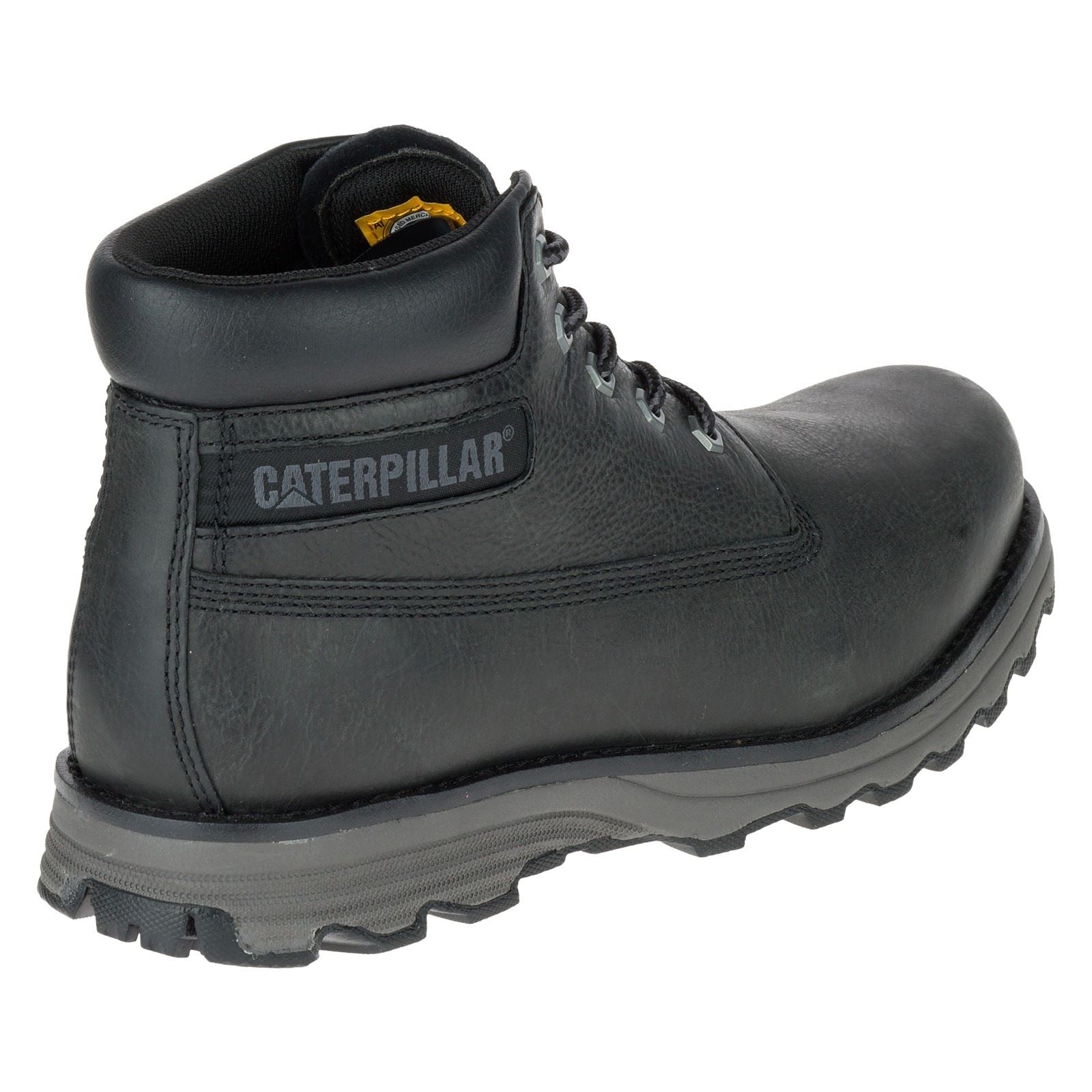 Caterpillar Founder Nubuck Leather Men's Black Ankle Boots