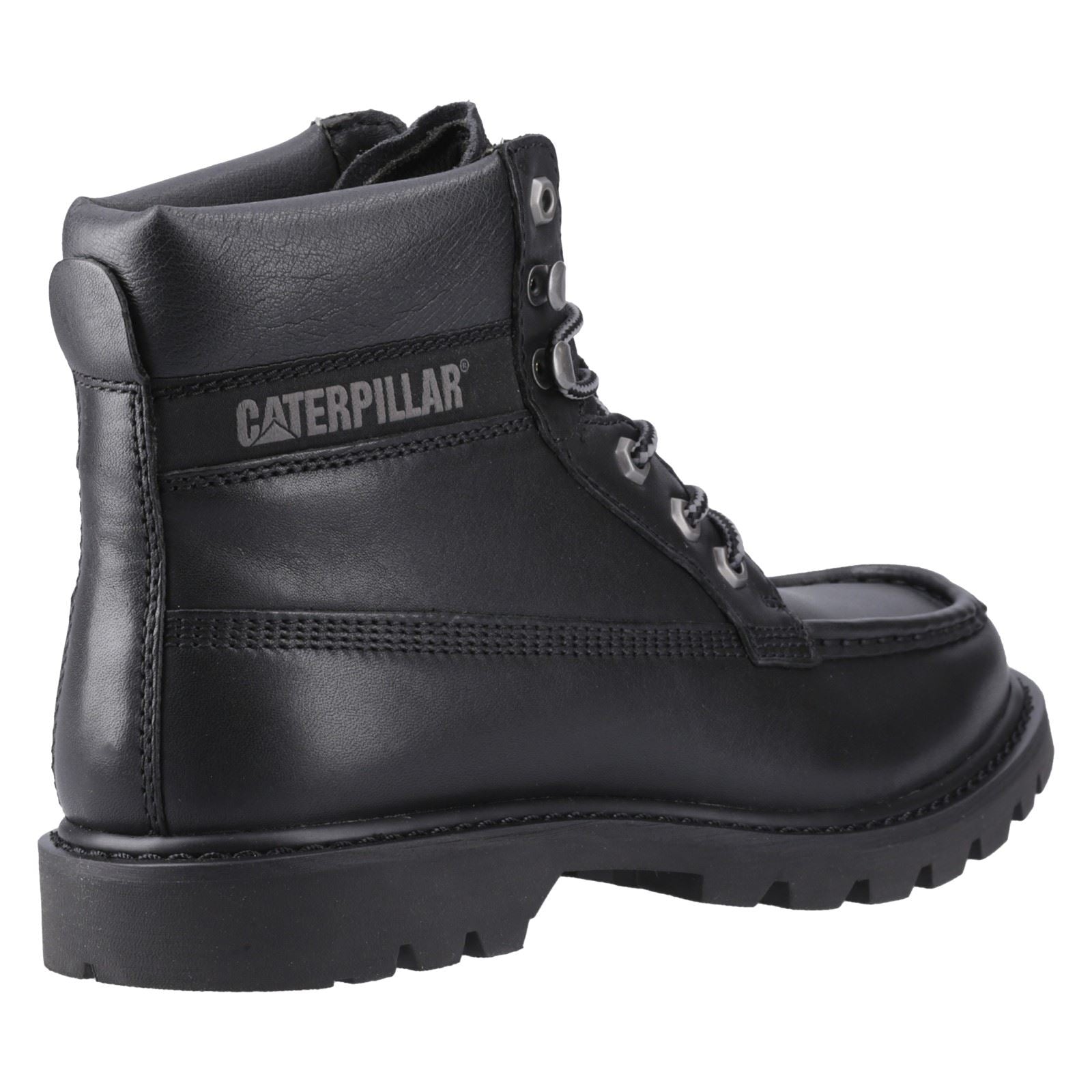 Caterpillar  Colorado Moc Toe Leather Men's Black Ankle Boots