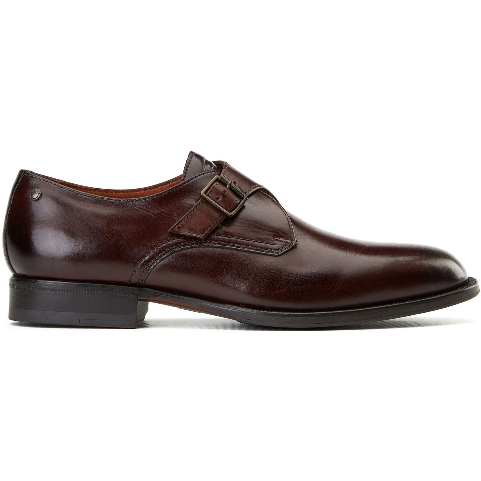 Base London Faraday Leather Men's Burnt Brown Shoes