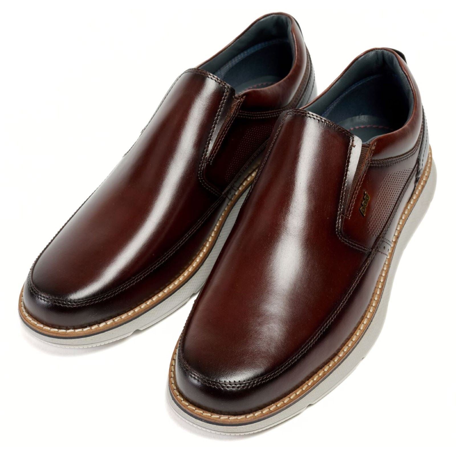 Pod Fowler Leather Men's Tan Loafers