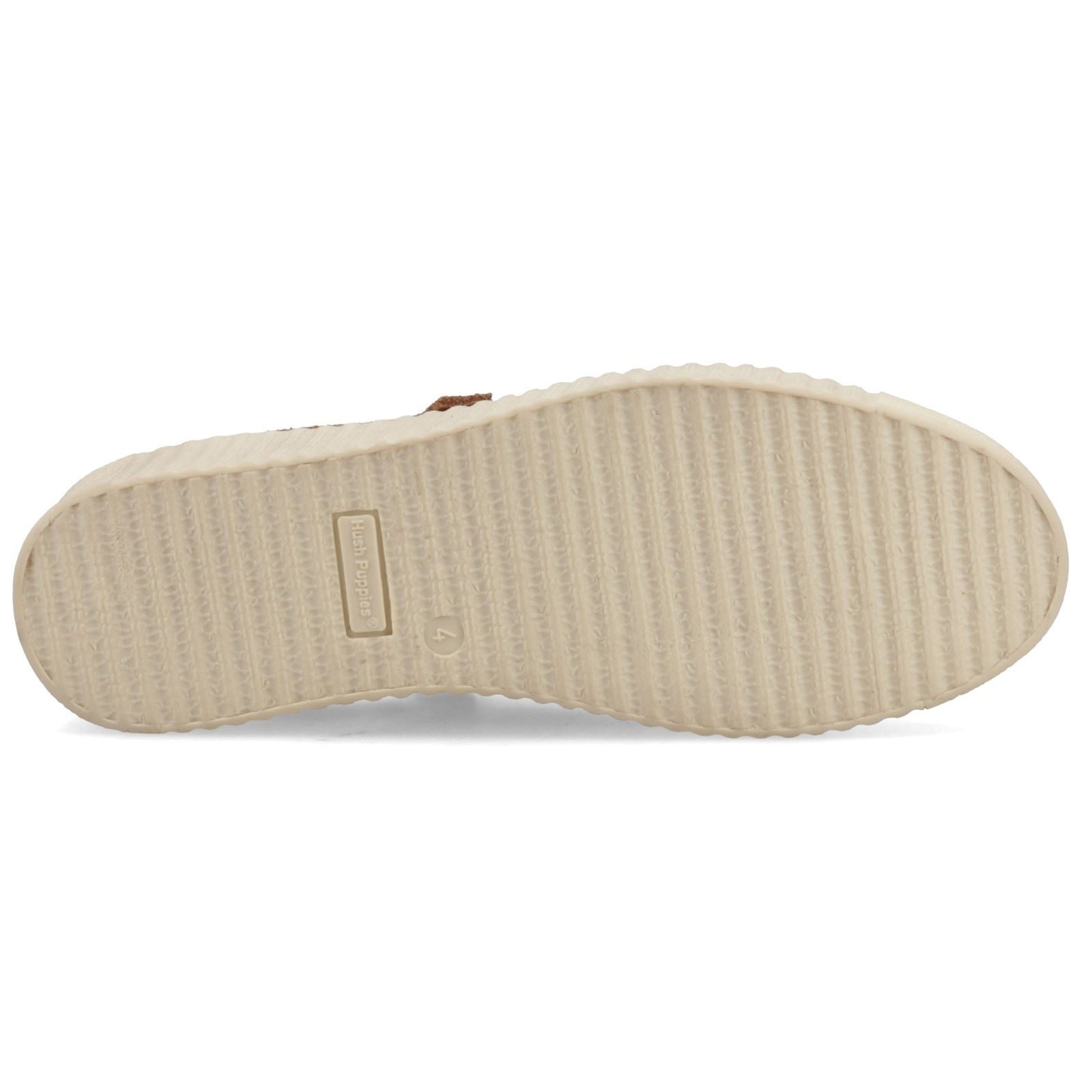 Hush Puppies Tara Suede Leather Women's Tan Trainers