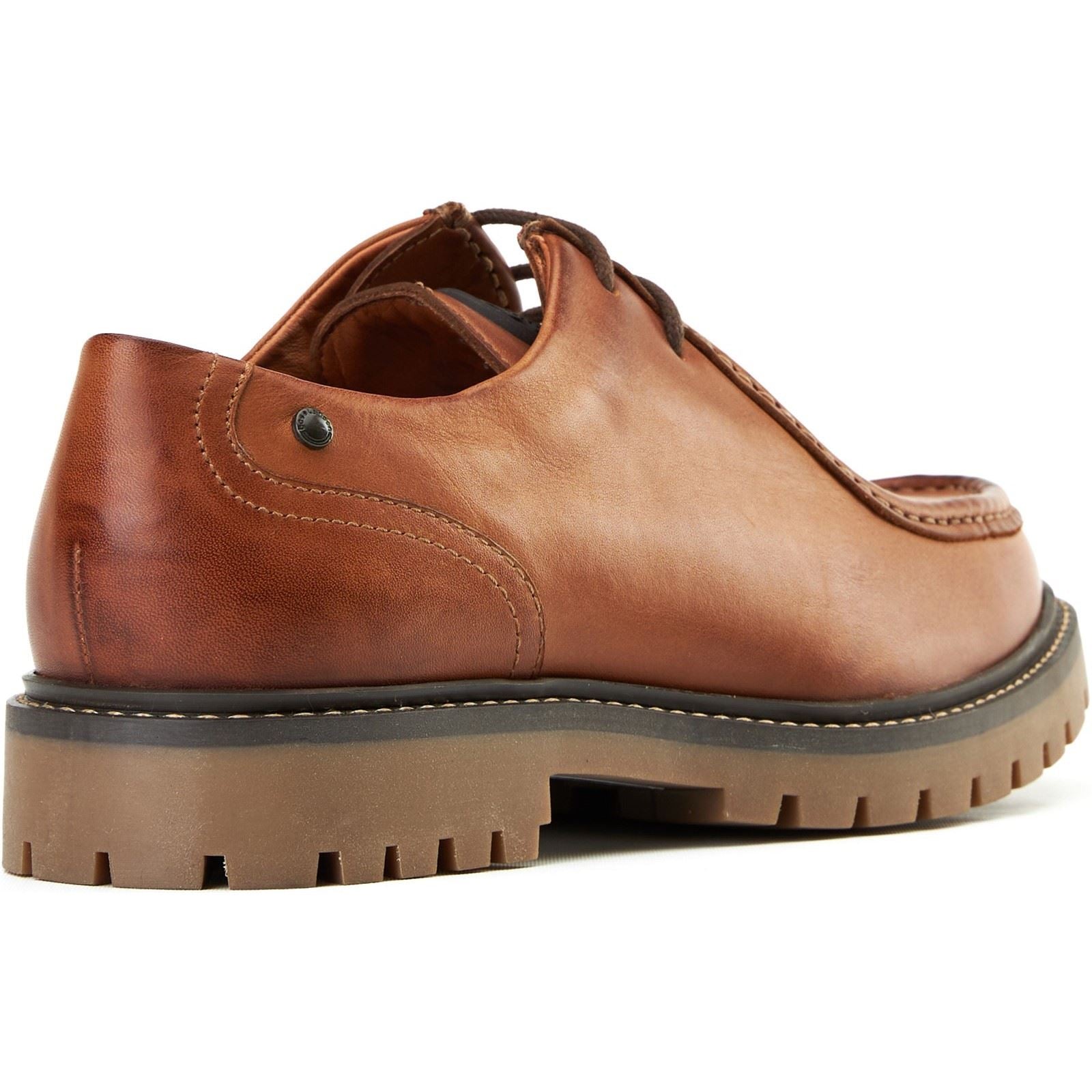 Base London Carbon Leather Men's Tan Moccasins Shoes