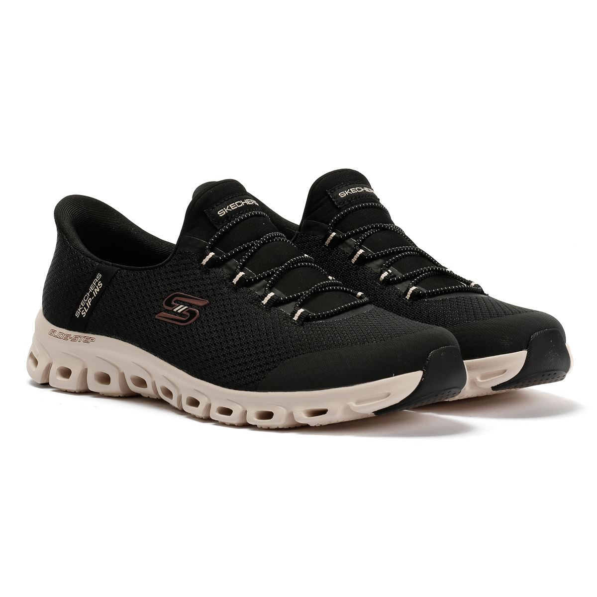 Skechers Slip-Ins Glide Step Vibey Mesh Women's Black Trainers