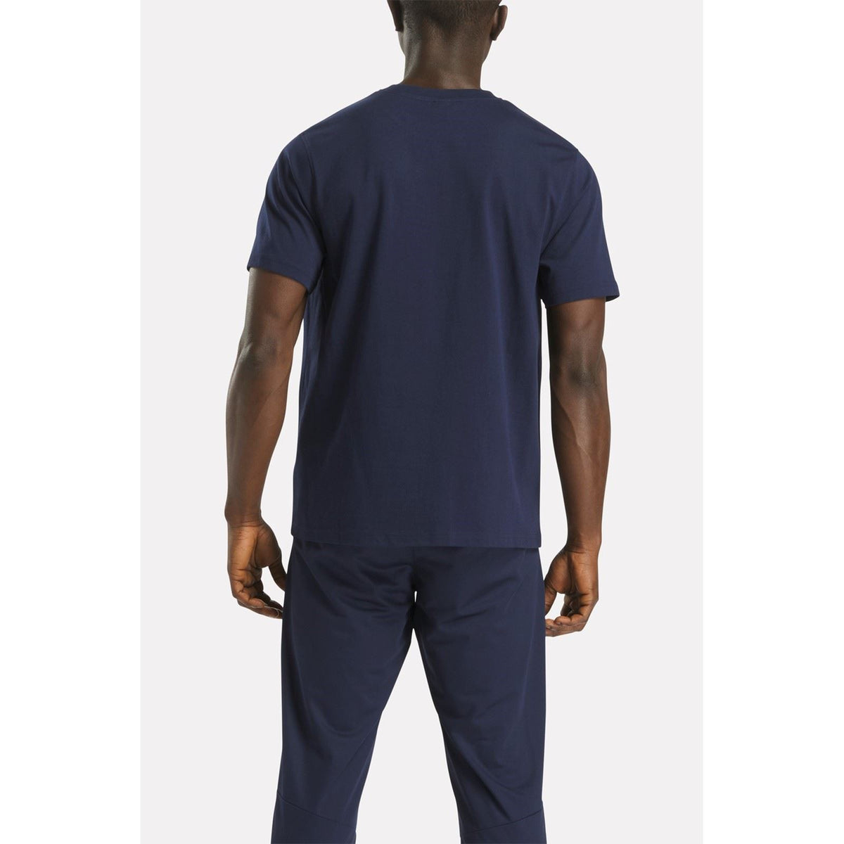Reebok Cody Crew Neck Tee Cotton Men's Blue Short Sleeve T-Shirts