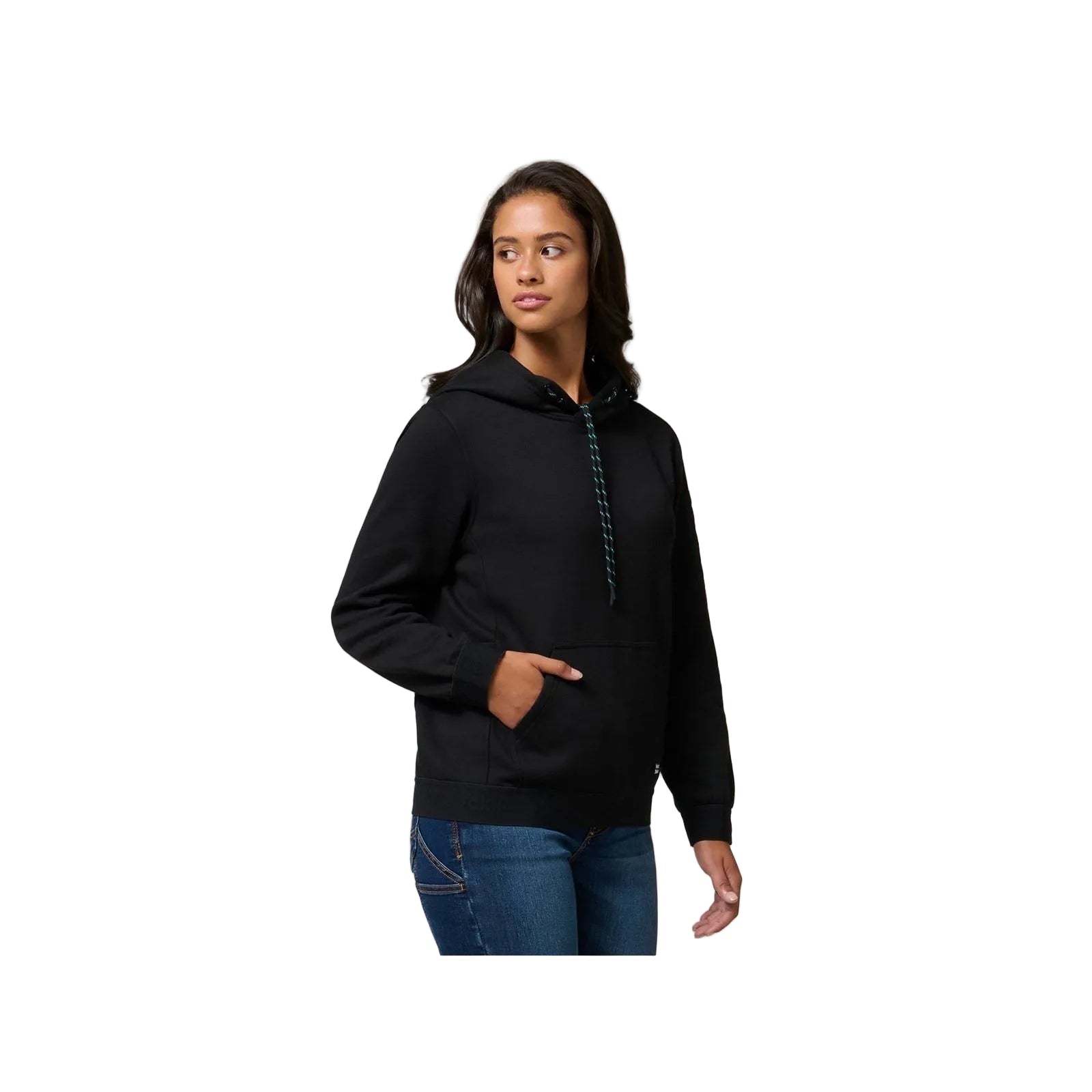 Hard Yakka Gladiator Cotton Women's Black Hooded Sweatshirt