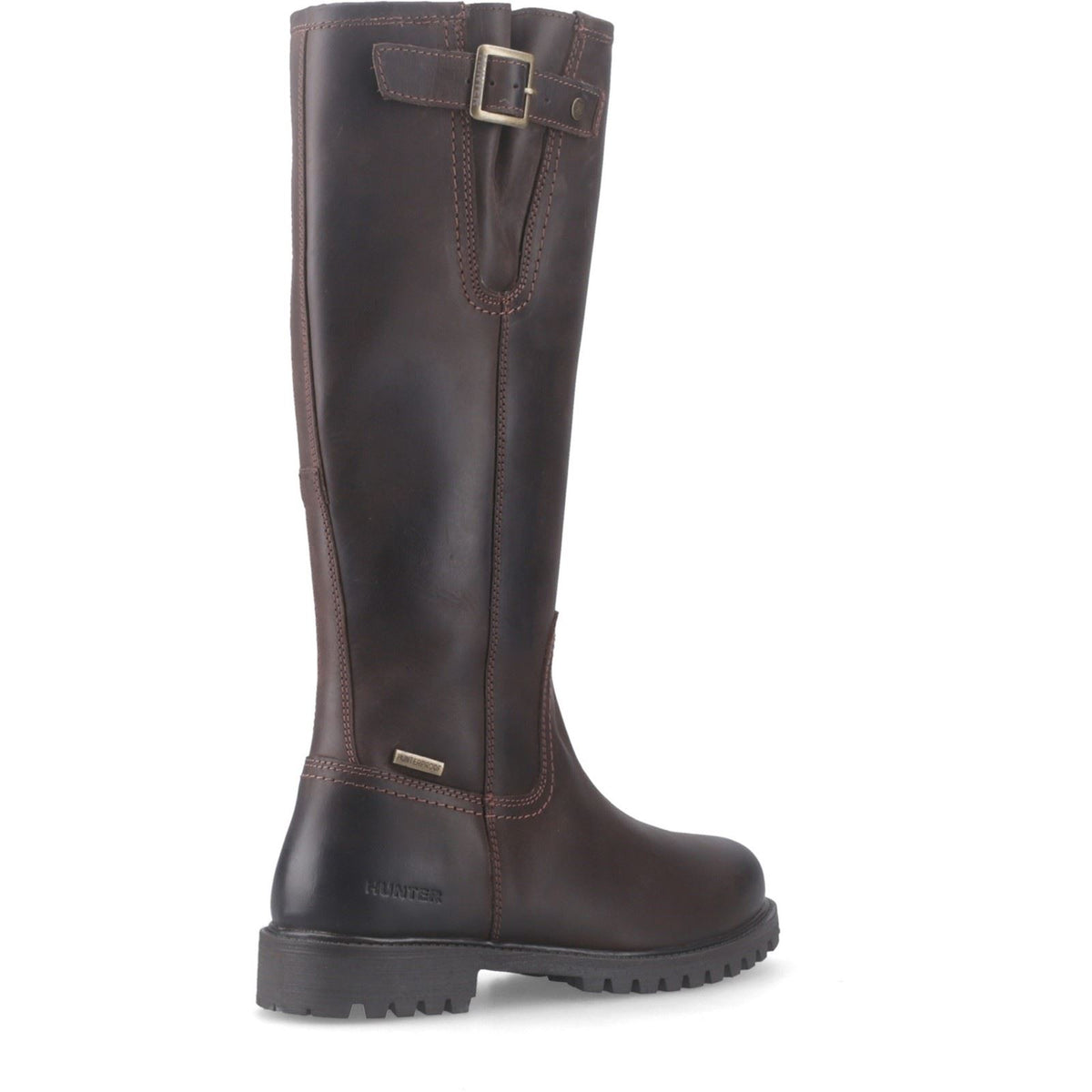Hunter Tanna Tall WP Leather Women's Chocolate Brown Boots