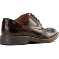 Base London York Leather Men's Burnt Brown Brogues Shoes