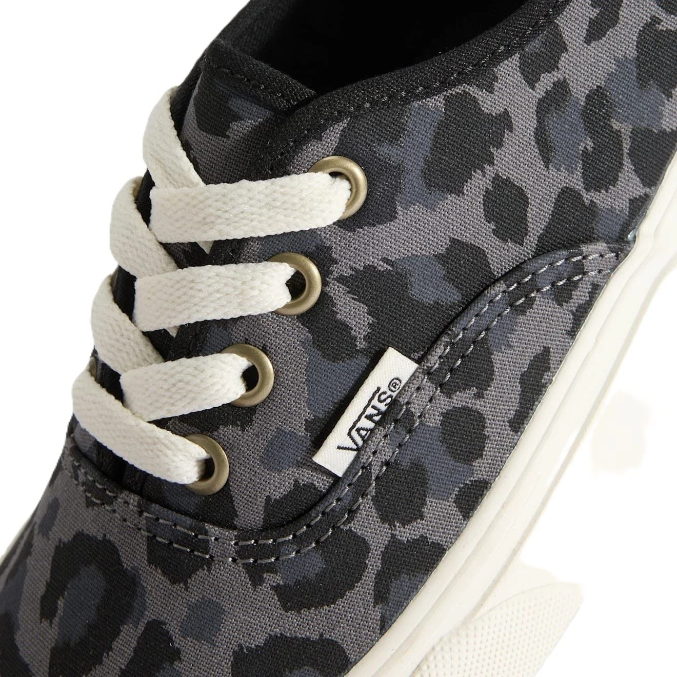 Vans Authentic Canvas Women's Leopard Black/Pewter Trainers