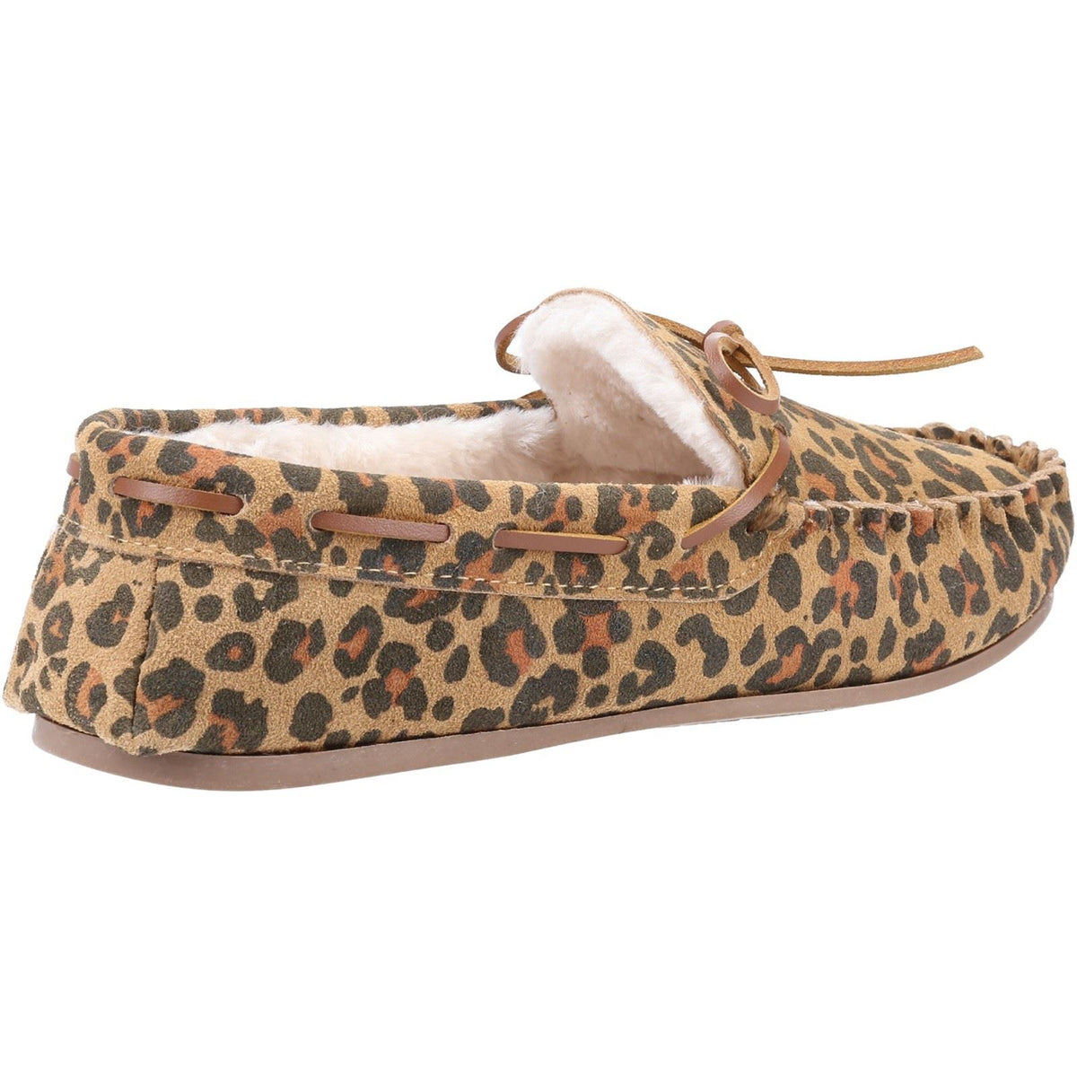 Hush Puppies Allie Suede Women's Leopard Slippers