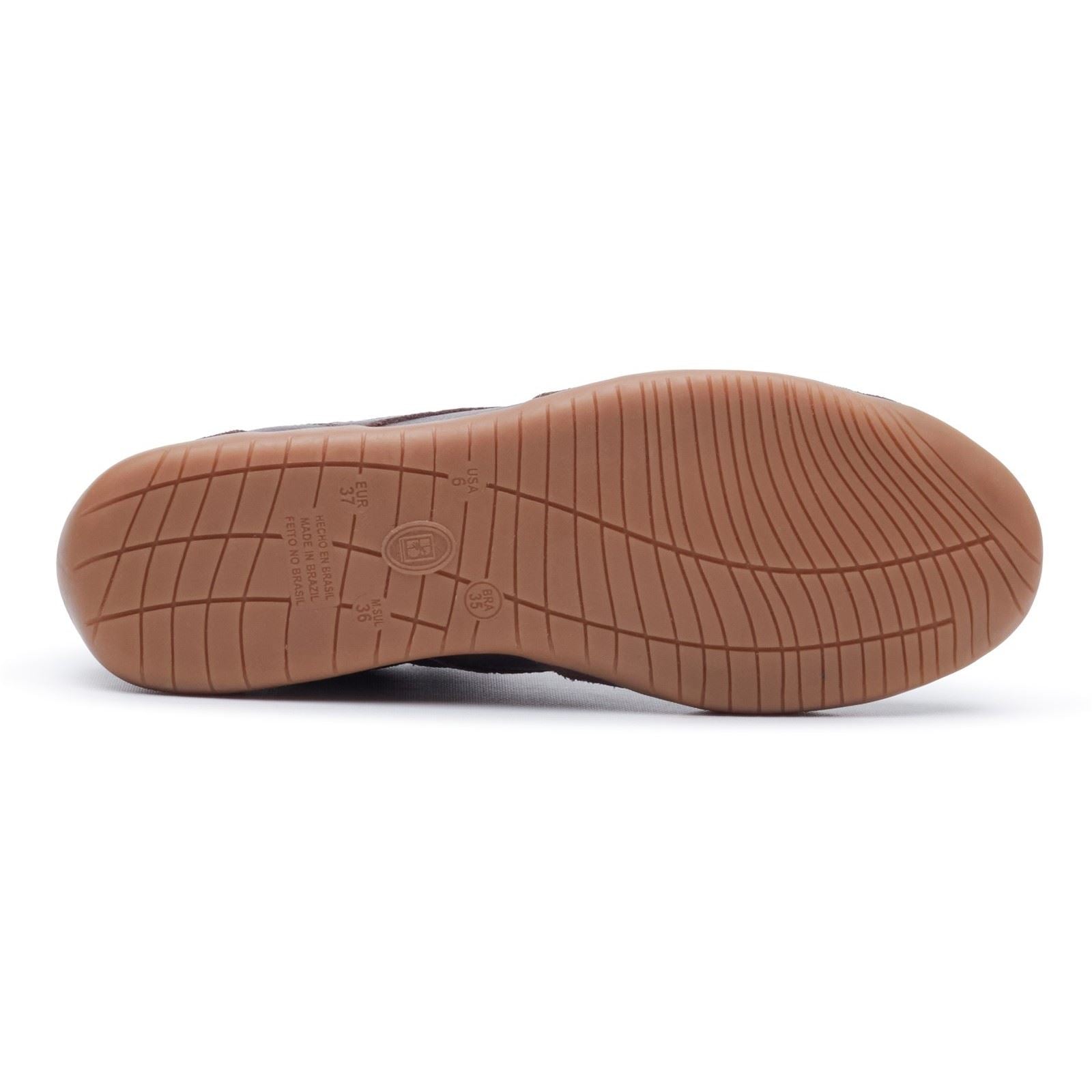 Hush Puppies Jovie Leather Women's CHOCOLATE Trainers