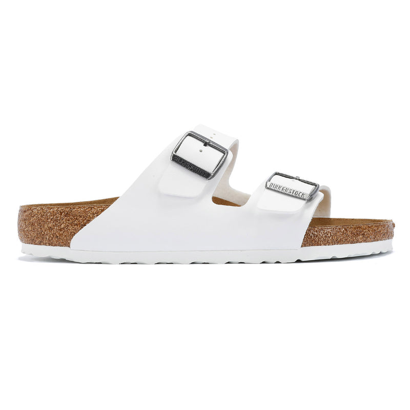 Birkenstock Arizona Birko-Flor Womens White Regular Sandals