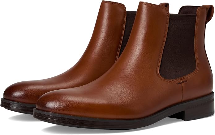Cole Haan Newmark Grand British Tan Leather Men's Brown Chelsea Boots