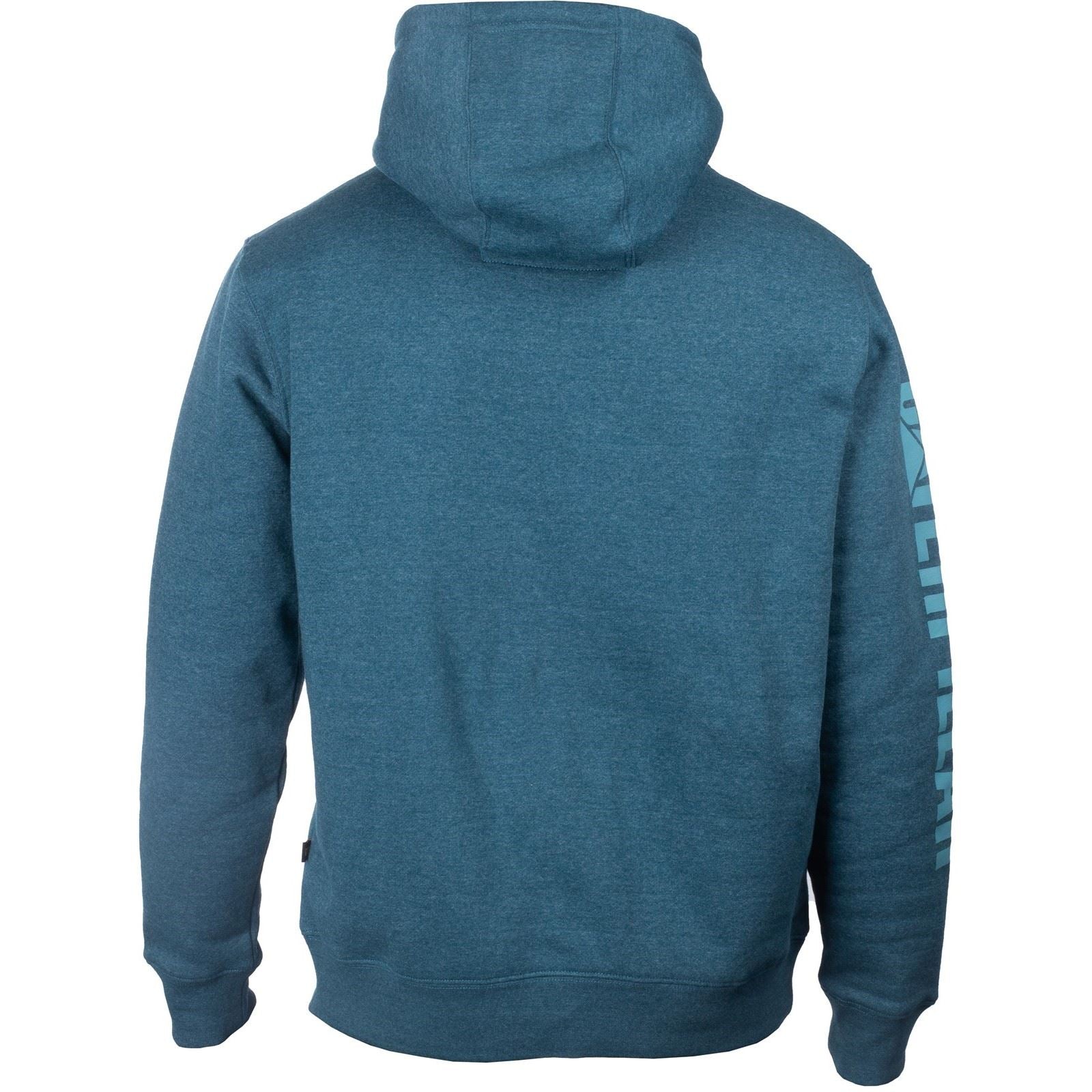 Caterpillar Trademark Banner Cotton Men's Blue Hooded Sweatshirt