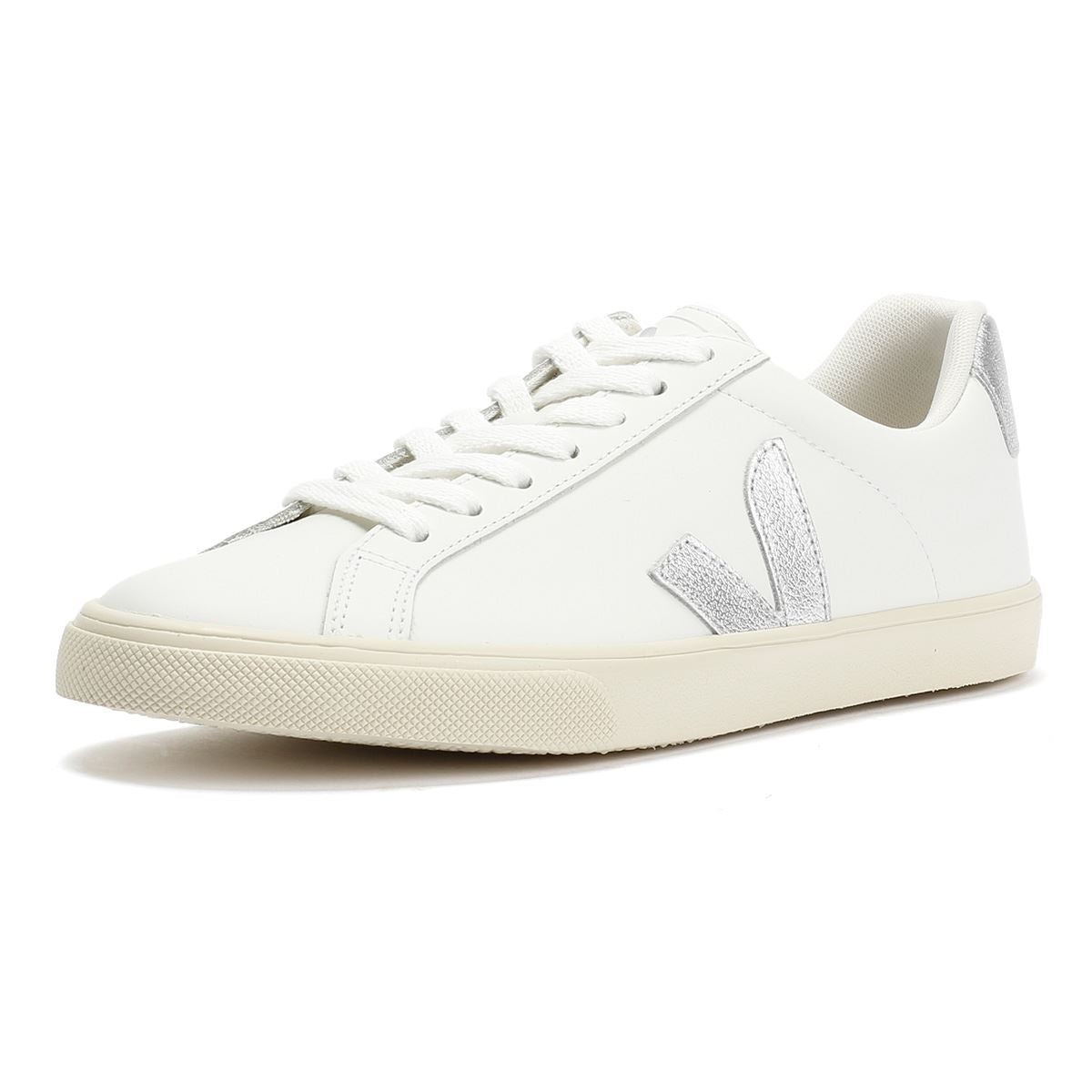 Veja Esplar Leather Women's Extra White/Silver Trainers