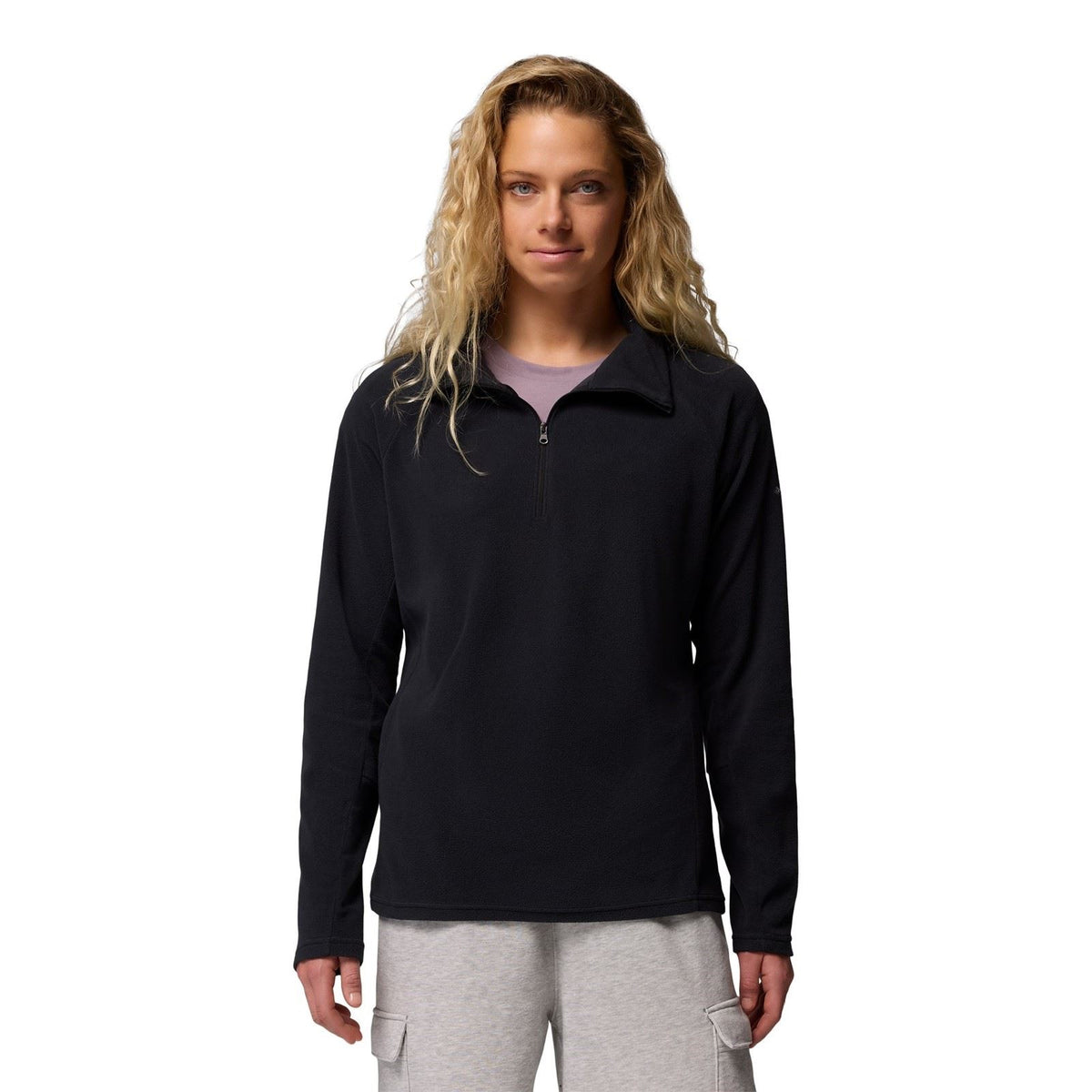 Columbia Glacial IV 1/2 Zip Polyester Women's Black Fleece Pullover