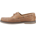 Hush Puppies Wilson Leather Men's Tan Boat Shoes