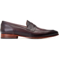 Base London Bruno Leather Men's Bordo Loafers