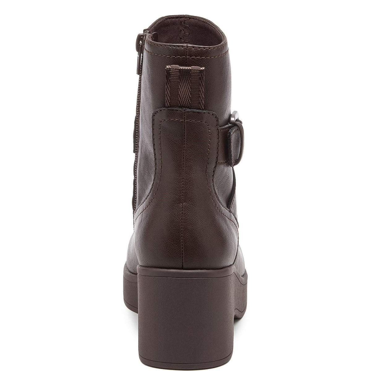 Rocket Dog Jimmy Bangor Polyurethane Women's Dark Brown Heeled Ankle Boots