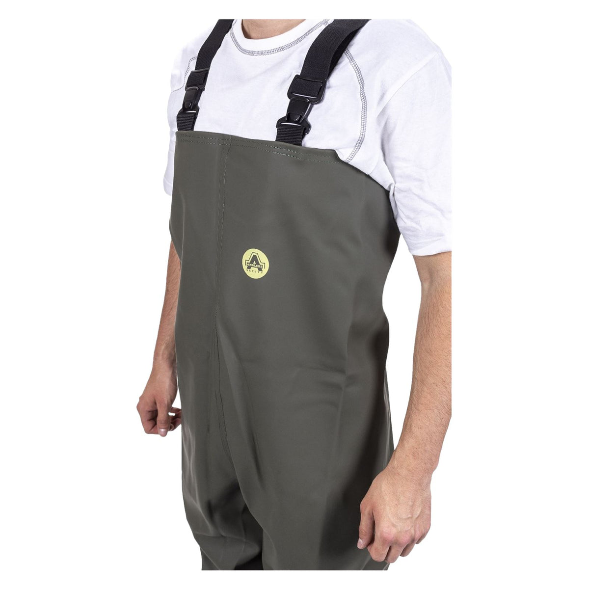 Amblers Safety Tyne PVC Green Safety Waders