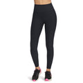 Skechers Performance GOFLEX Rib Nylon Women's Black Sports Leggings