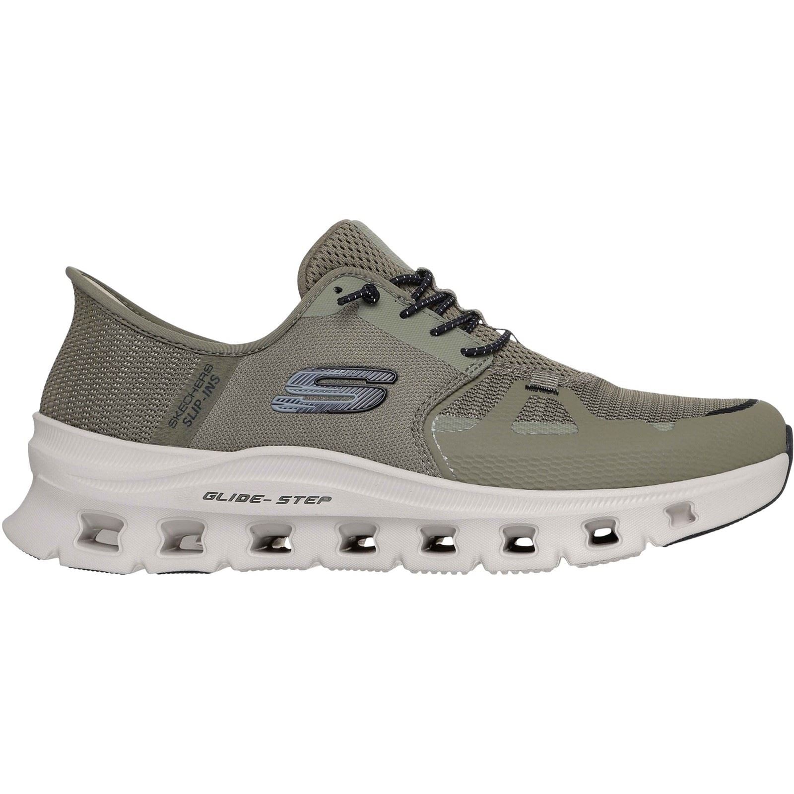 Skechers Glide-Step Pro Textile Men's Olive/Black Standard Trainers