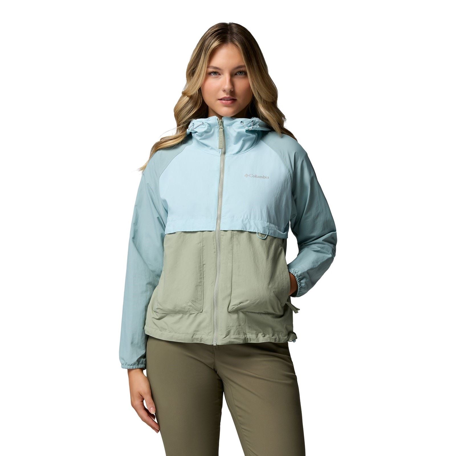 Columbia Spire Valley Women's Green Windbreaker Jackets