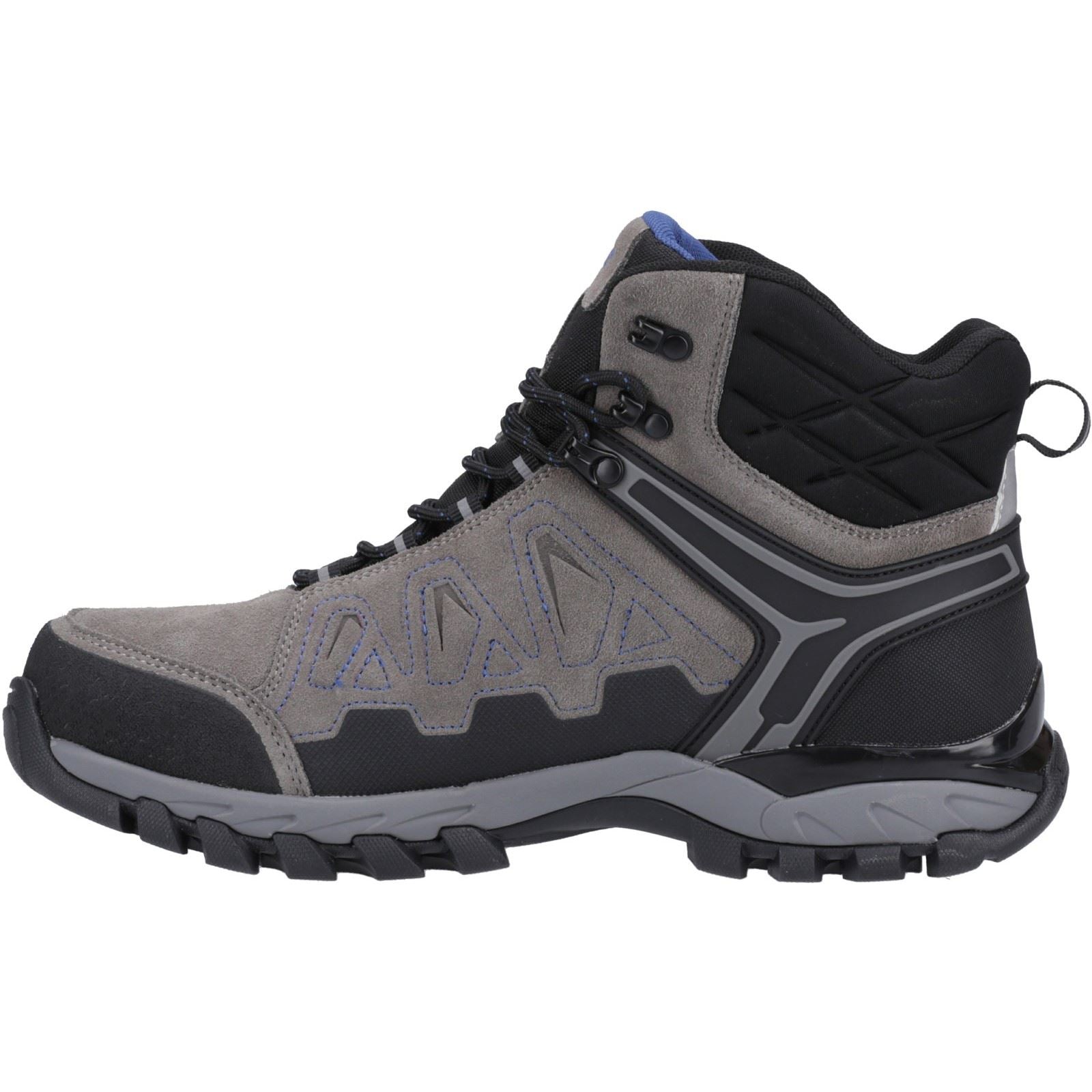 Hi-Tec V-Lite Explorer WP Cow Suede Leather Men's Charcoal/Grey/Dark Blue Hiking Boots