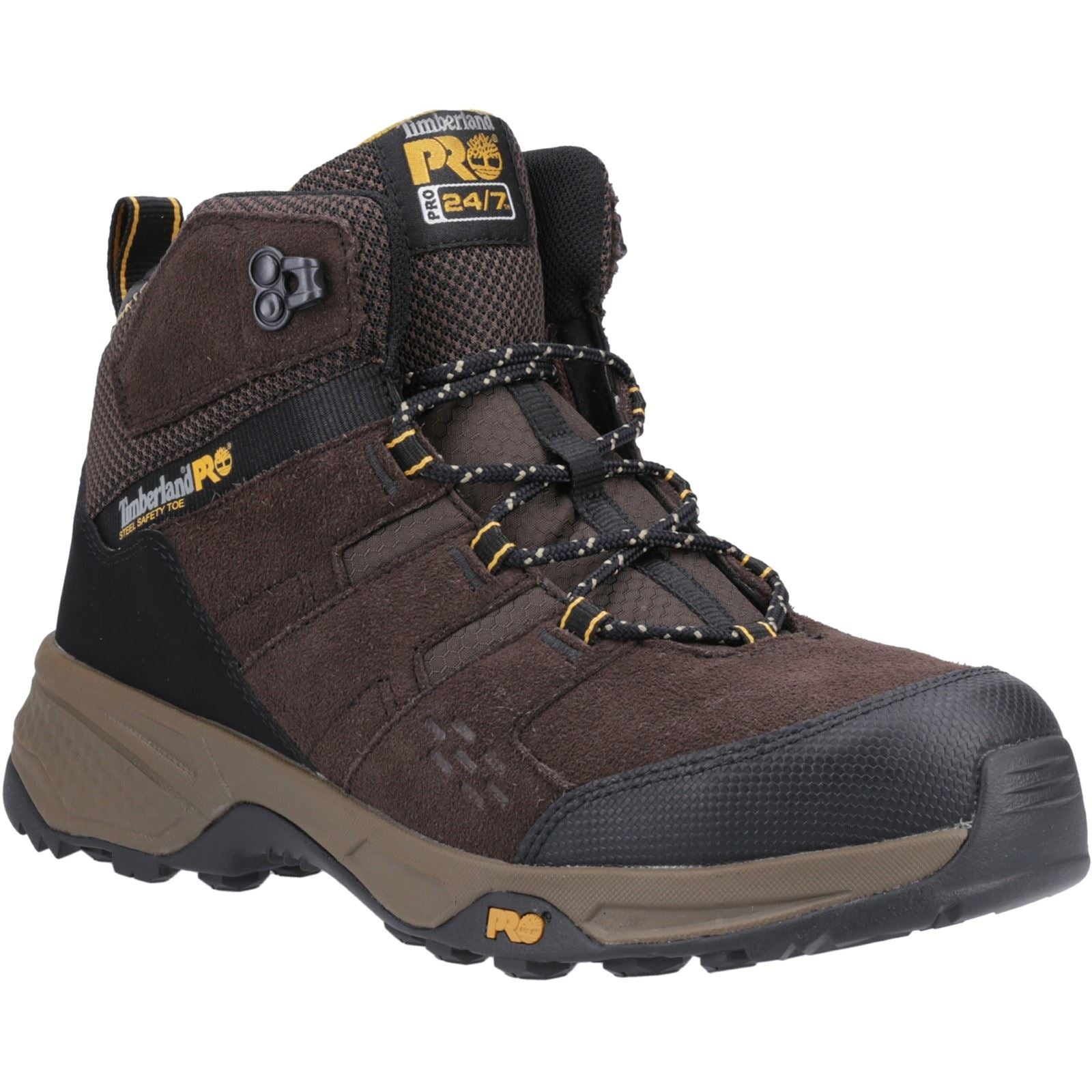 Timberland Pro Switchback Leather Dark Brown Safety Boots – Tower