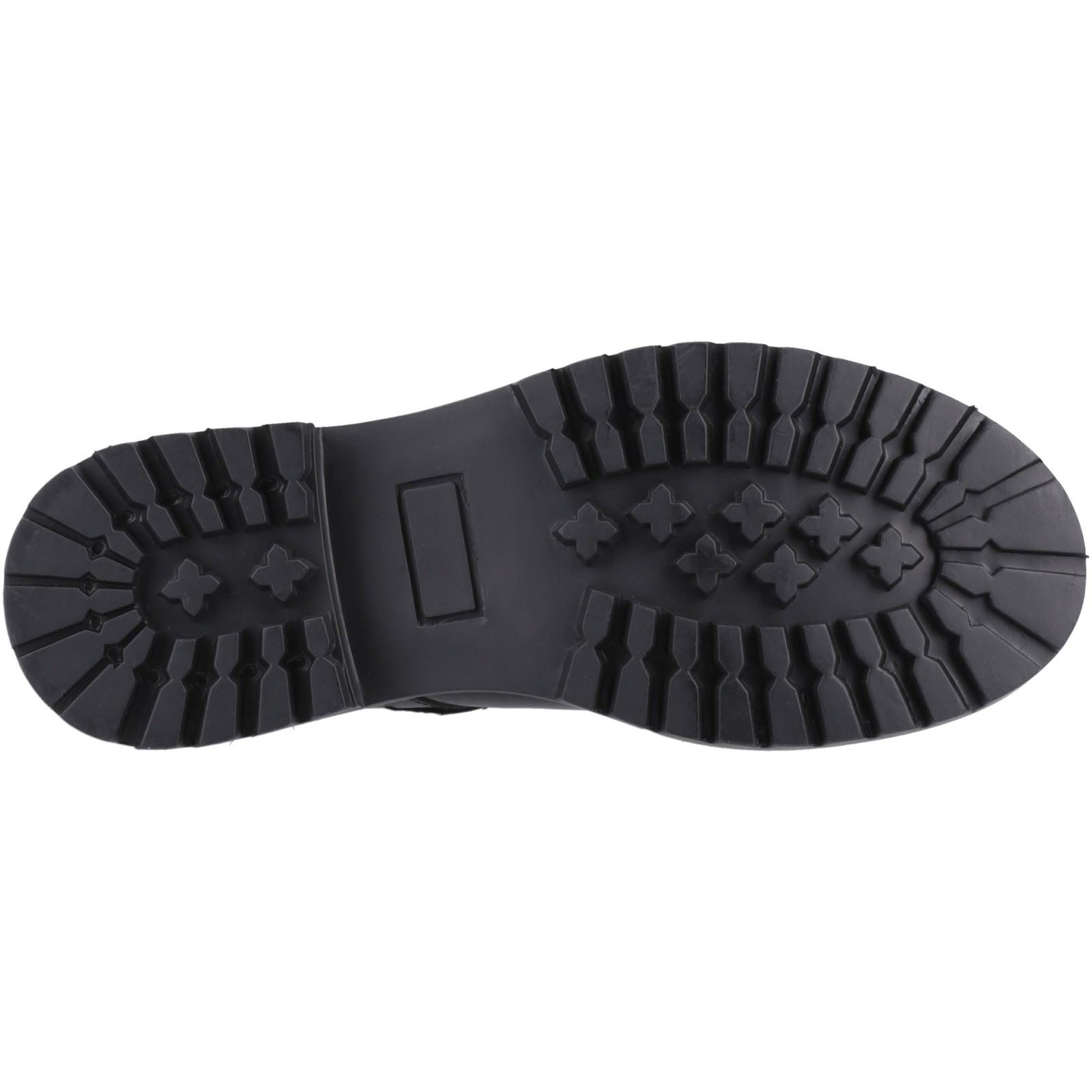 Hush Puppies Aurora Leather Youth Girl's Black Shoes