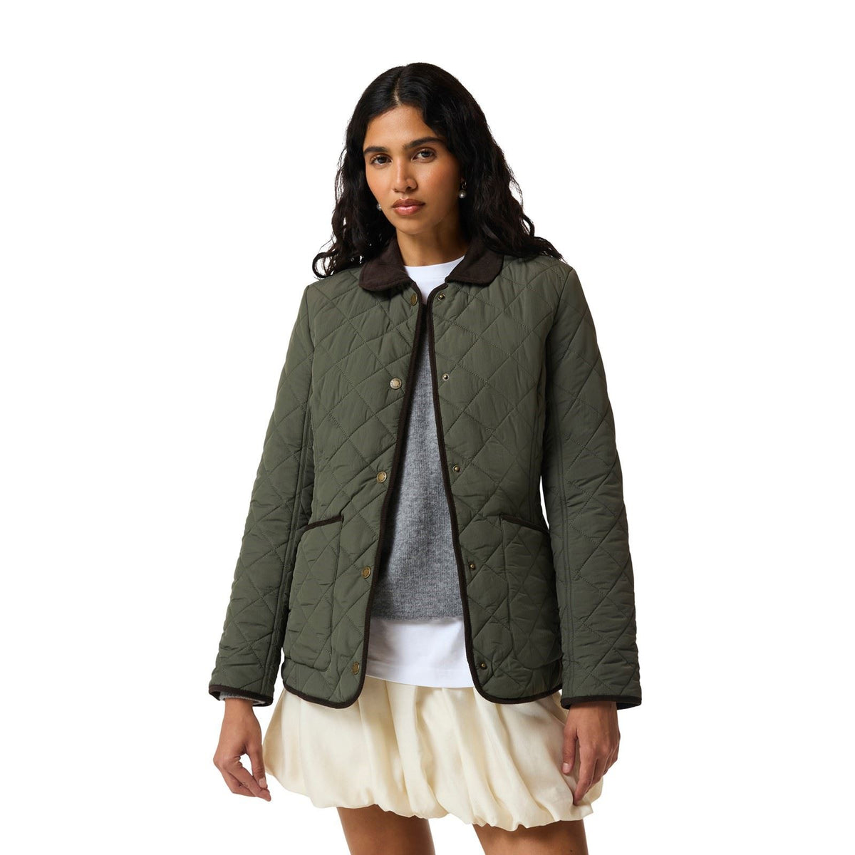 Hunter Originals Quilted Jacket Women's Green Quilted Jackets