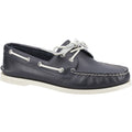 Sperry Authentic 2 Eye Leather Men's Navy Boat Shoes