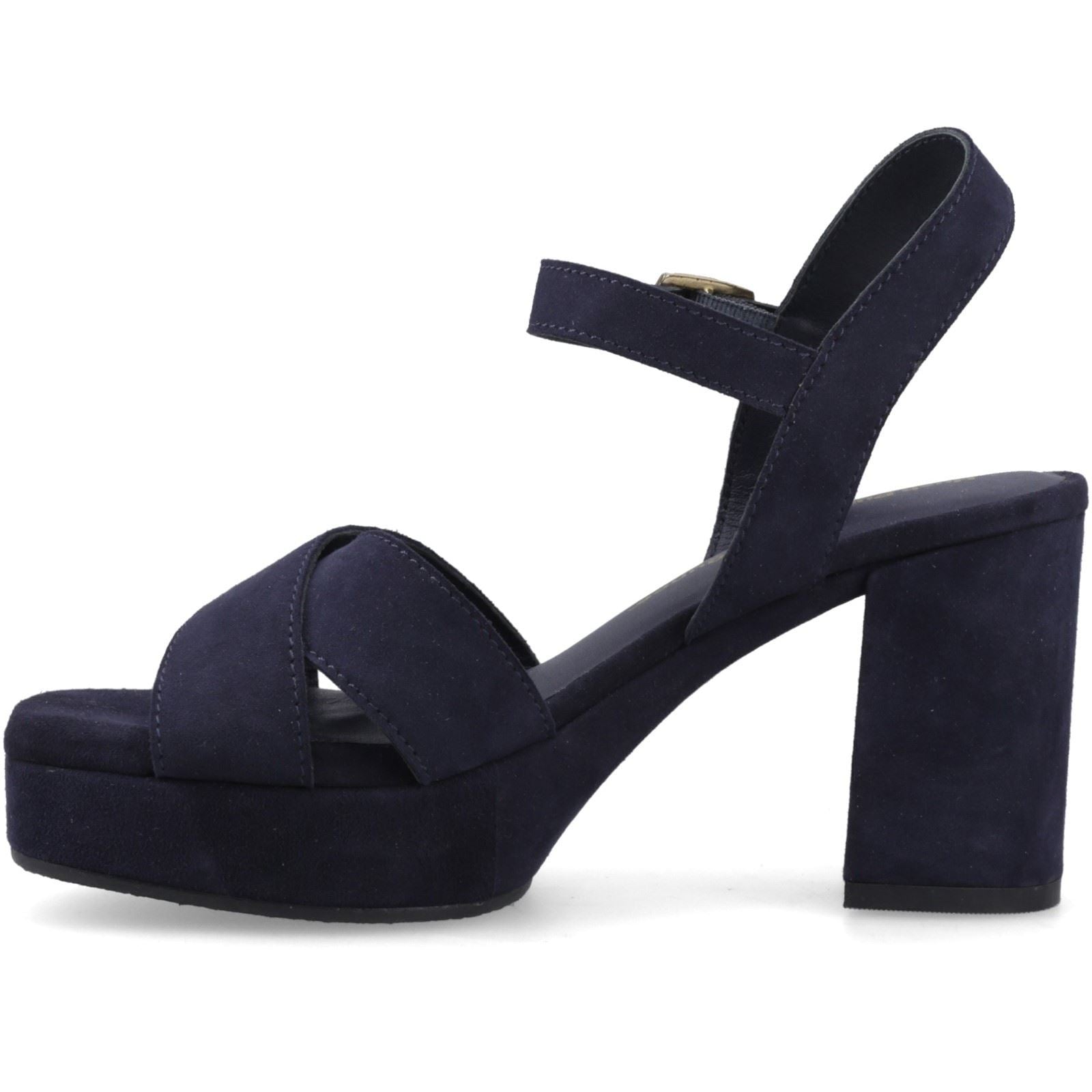 Hush Puppies Ophelia Suede Women's Navy Sandals