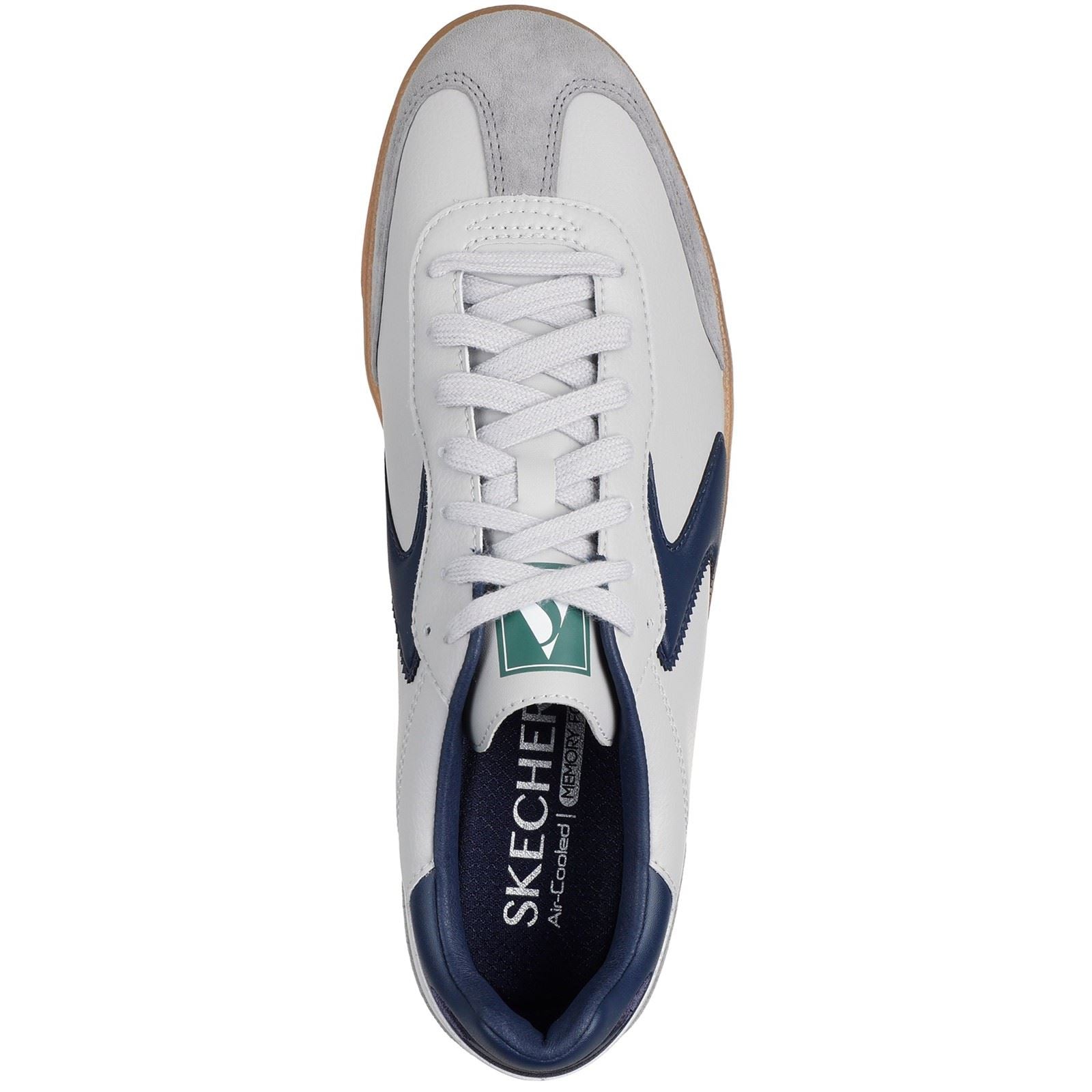 Skechers Hotshot Pyke Synthetic Men's Grey/Navy Trainers