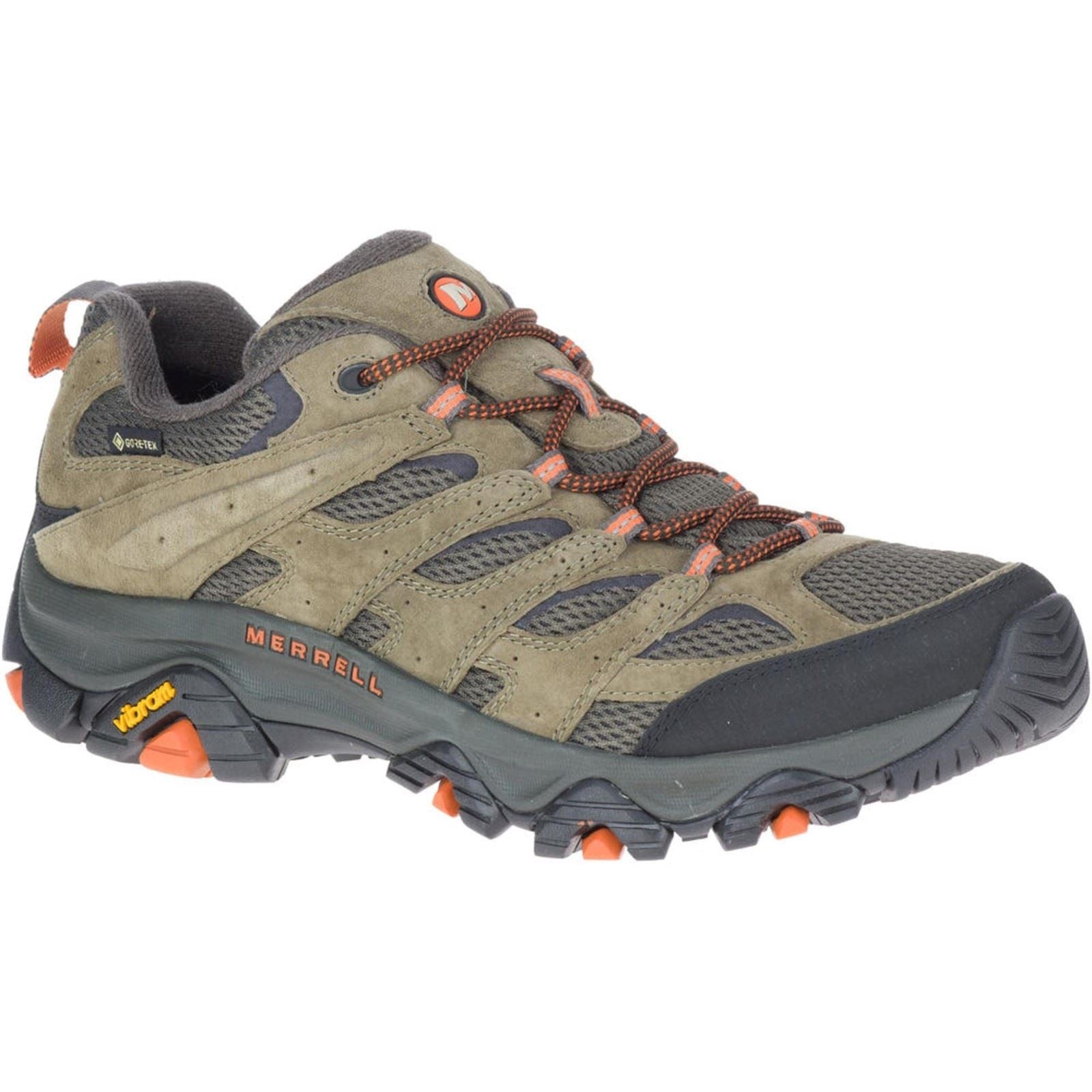 Merrell Moab 3 GTX Wide Suede Men's OLIVE Wide Fit Hiking Shoes