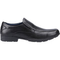 Pod Dundee Leather Men's Black Slip-On Shoes