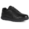 Geox U SPHERICA EC12 Leather Bovine Full Grain Men's Black Trainers