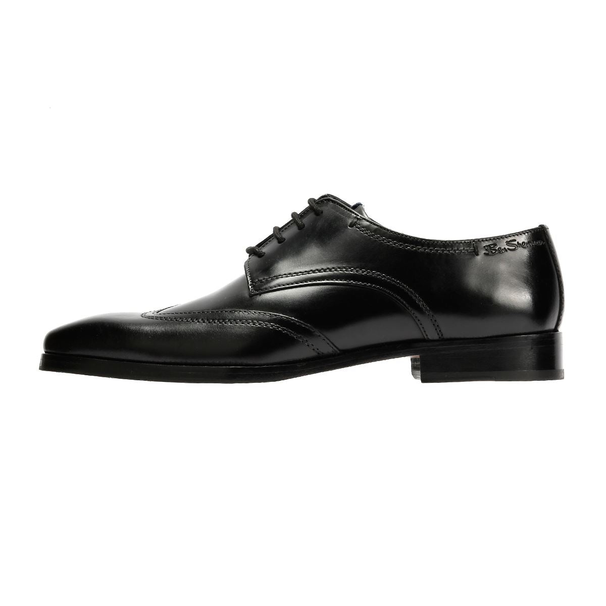Ben Sherman Kingston Derby Mens Black Shoes