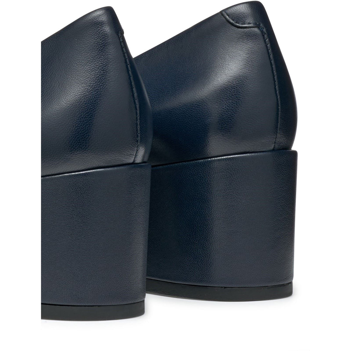 Geox D ELEANA A Leather Bovine Full Grain Women's Navy Heels