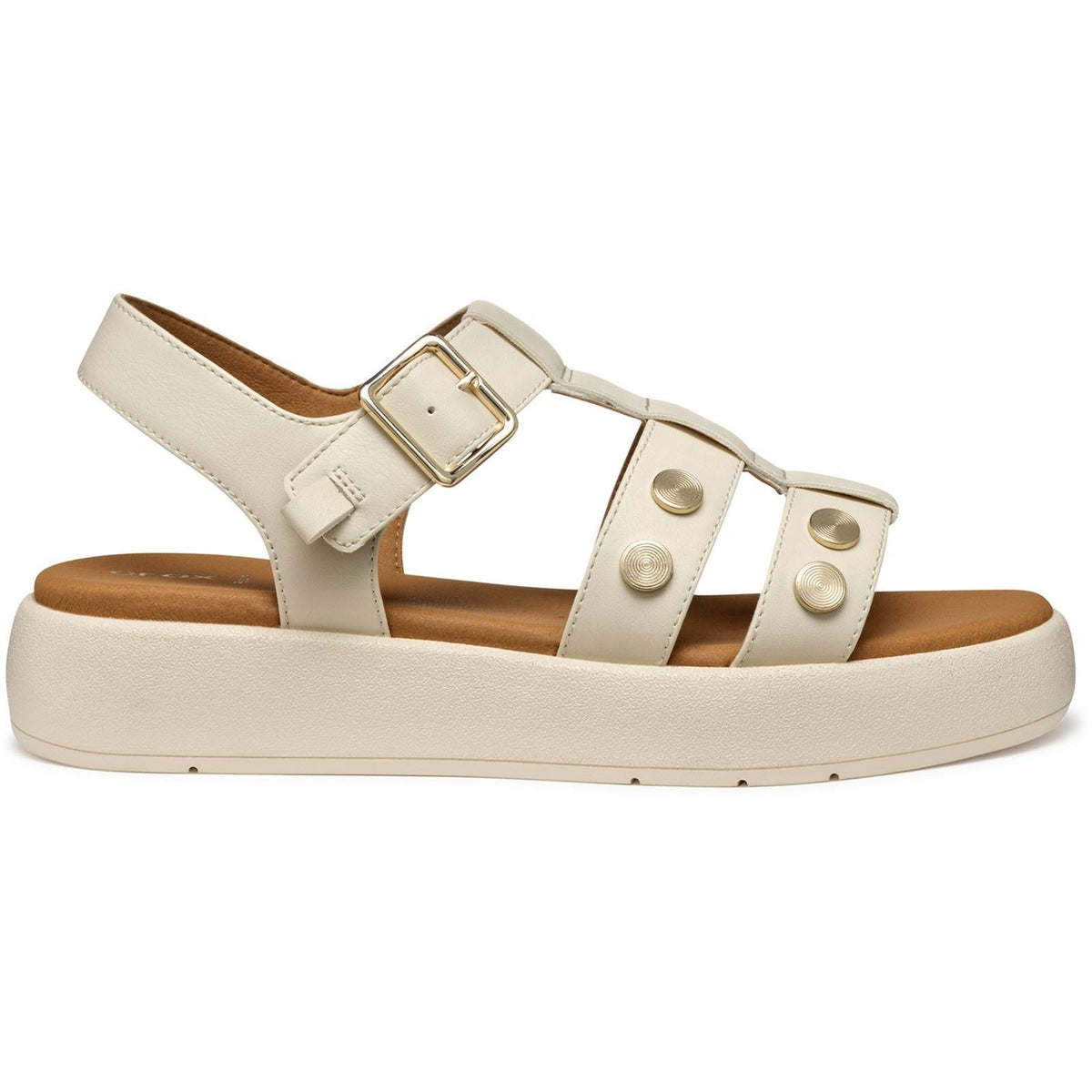 Geox D CAMALEI Synthetic Women's Papyrus Sandals